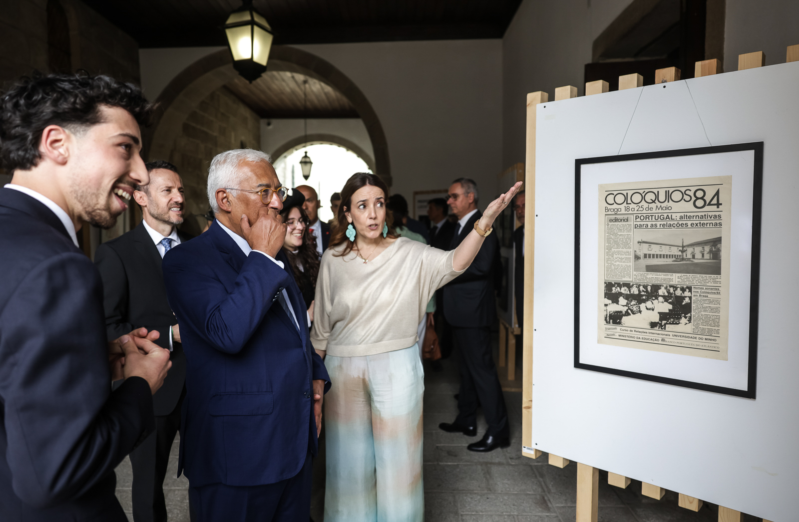 António Costa e Isabel Estrada Carvalhais